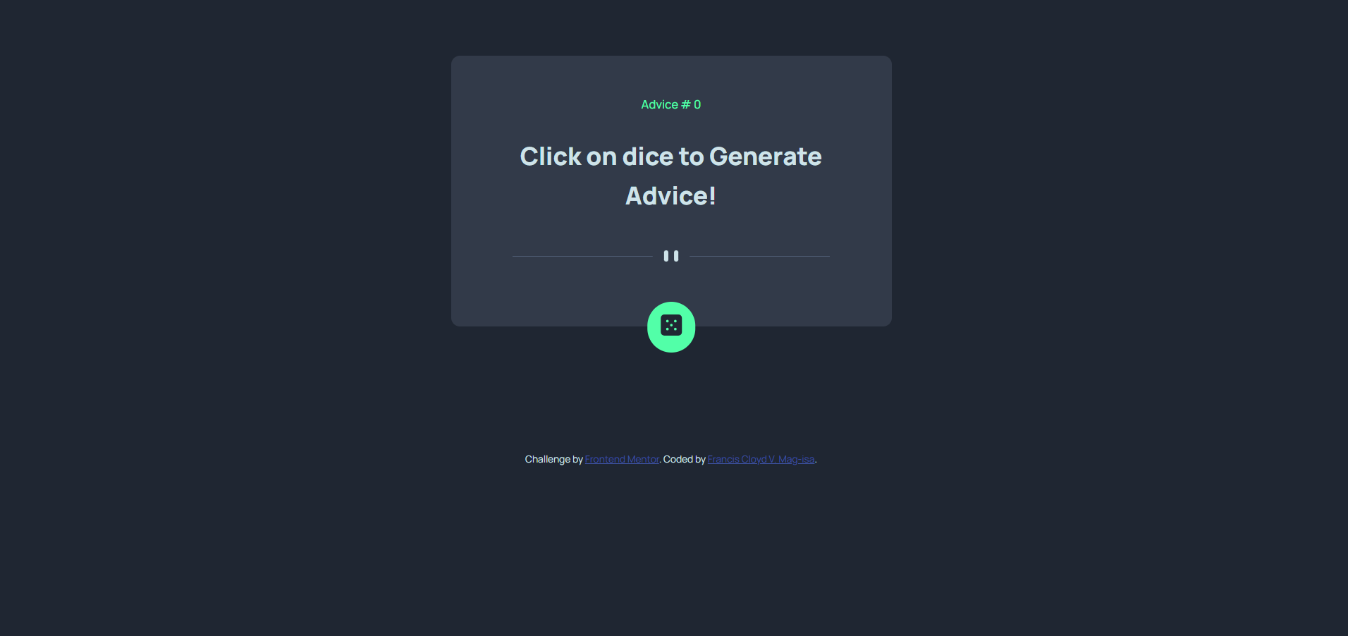 Advice App